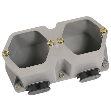 Phillips Nose Box Kit, Elect Connector, Dual Cavity, 3-1/2 Deep W/ Backplate, Sta-Dry 16-777